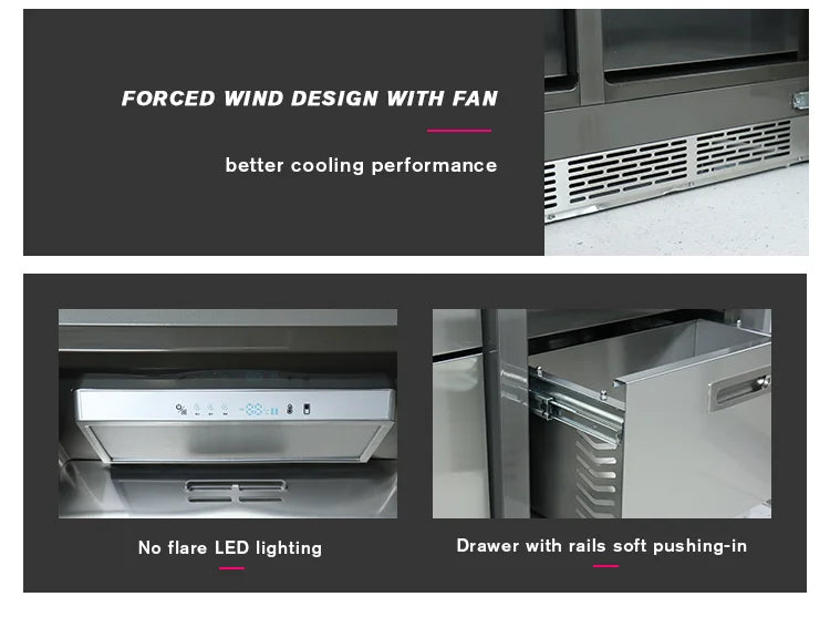 2025 BCD-355WQB Best-Selling Built-In Refrigerator-Freezer - 355L Home Appliance with Premium Cooling Performance