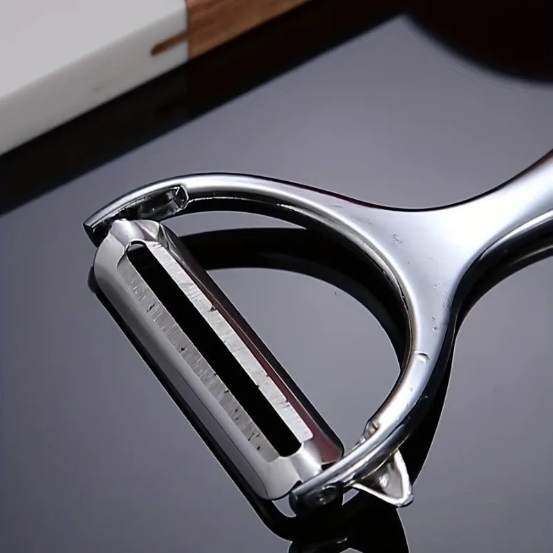1pc, Fruit Peeler, Vegetable Peeler, Creative Peeler,Metal Peeler,Potato Peeler,Kitchen Peeler,Melon Planer,Reusable Pear Peeler