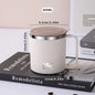 400ML Insulated Coffee Mug With Lid 304 Stainless Steel Double Wall Water Cup Sealed Milk Coffee Cup Student Adult Drinkware