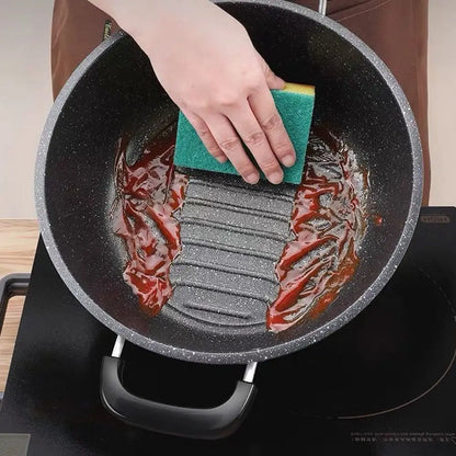 Maifan Stone Soup Pot Universal Two Ears Non-stick Kitchen Cooking with Lid Household Saucepan Stock Gas Induction Cooker