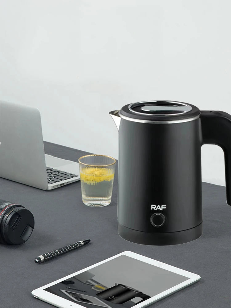 Travel Electric Kettle Tea Coffee 0.8L Stainless Steel Portable Water Boiler Pot For Hotel Family Trip Kitchen Smart Kettle Pot