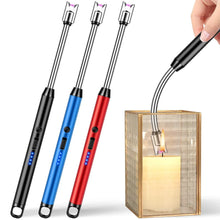 Home Kitchen Gas Stove Candles Outdoor BBQ Igniter, Rechargeable USB Windproof Lighter Smoking Accessories, Lighters Smoking