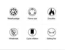 Metal Windproof Turbo Gas Lighters Welding Torch Kitchen Cooking Adjustable Flame Powerful Spray Gun Cigar Lighter For Men Gifts
