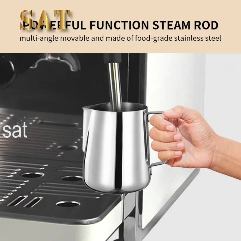 oo-Espresso Coffee Maker 20Bar Double Boilers Dual Pumps Italian Coffee Machine Automatic Coffee Machine With Grinder