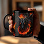 Dark Dragon Ceramic Mug - Stylish Fantasy Design, Perfect Gift for Gamers