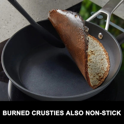 7-Inch Nonstick Frying Pan with Lid, Oven Safe to 700°F, Scratch-Resistant for Eggs and Omelettes