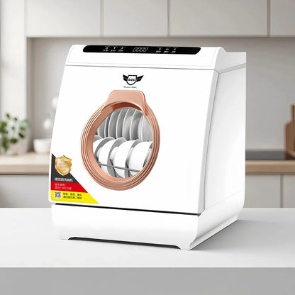 Q8-Max Household Free-installation Mini Dish Washing Portable Automatic  Freestanding Electronic Dishwasher Machine Home 8 Sets