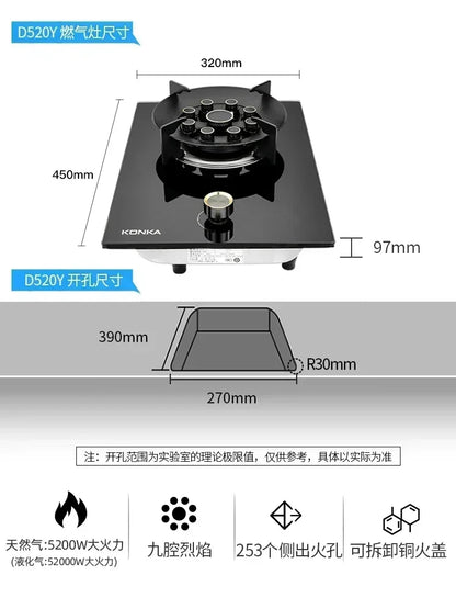 New single-burner gas cooker.  for home use. Can also be embedded. Old-fashioned cooktops.Table-top