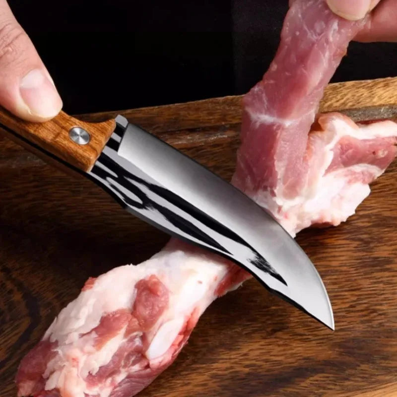 3pcs Multipurpose Knife Set, Outdoor Bone Removal Special Knife, Stainless Steel Sharp Meat Cutting Knife, Portable Fruit Knife