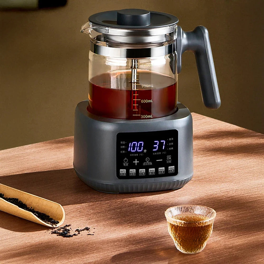 Full-Automatic Steam Tea Maker Modern Electric Wellness Teapot Intelligent Temperature Control Household Desktop Tea Brewer Set