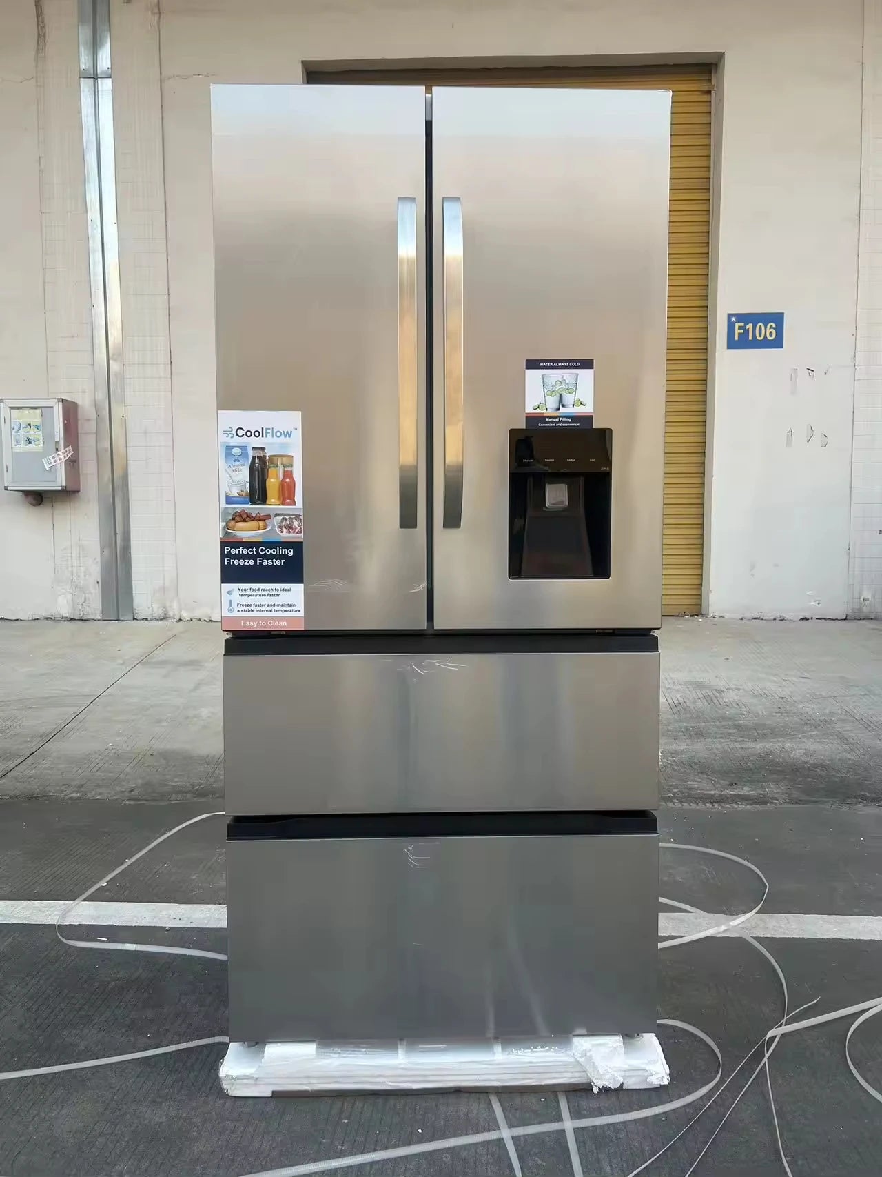 2025 Smart 628L French Door 4-Door Refrigerator & Freezer - Smart Side-by-Side Appliance with ICE Maker