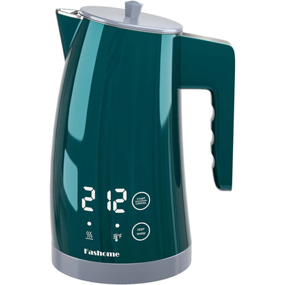 1200W Electric Kettle 1.25L Fast Boiling Electric Pot Coffee Tea Kettle Water Boiler, 2 Hour Keep Warm, Temperature Control Teapot Home Kitchen Water Heater