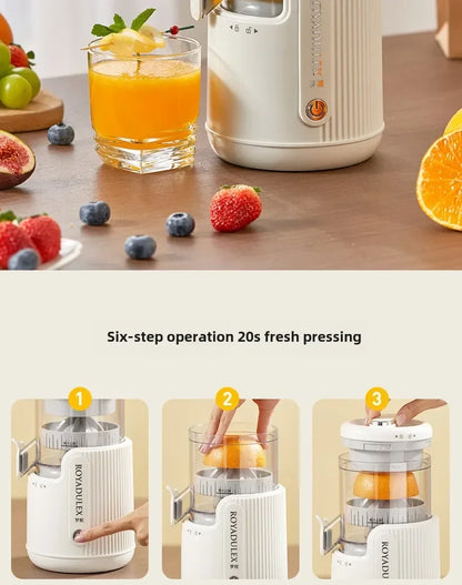 Large-Diameter Orange Juicer Juice And Pulp Separator Home Tea Shop Vegetable Fruit Juicing Machine for Kitchen Use