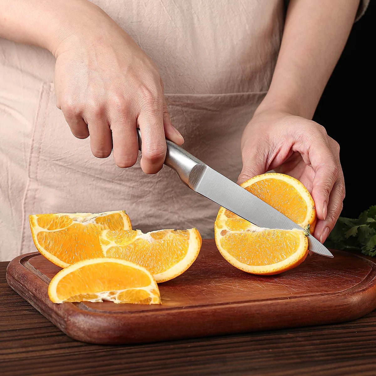 5 piece knife set, Seiko hollow handle stainless steel kitchen Chef's knife, home ladies' chopping/carving/slicing/paring knife