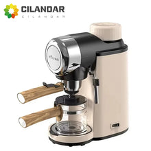 Espresso Coffee Machine with Steam Milk Frother, Semi-Automatic Coffee Maker 240ml 800W for Home Cappuccino Latte