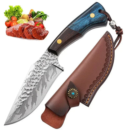 WXCOO Kitchen Knife Durable Meat Cutting Stainless Steel Utility Barbecue Forged Boning Knife Fruit Slicing Cooking Tools