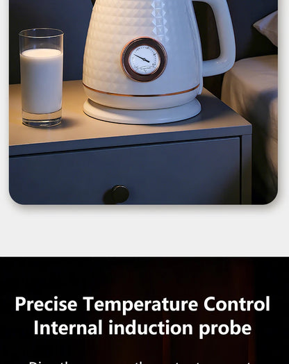 GELAIBO electric kettle mechanical thermometer shows the temperature, high-quality temperature control, European-style fashion s