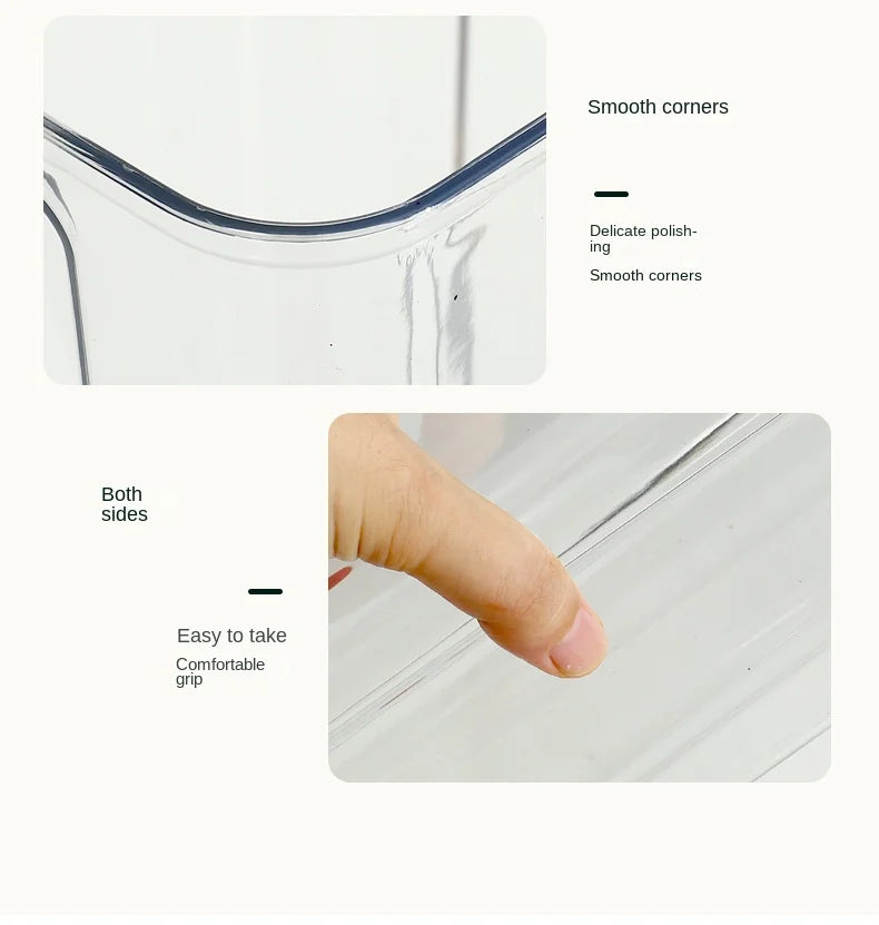 1-5PCS Sealed Jars Large Capacity Waterproof Transparent Scene Kitchen Candy Dried Grain Storage With Lid Fridge Storage Tank