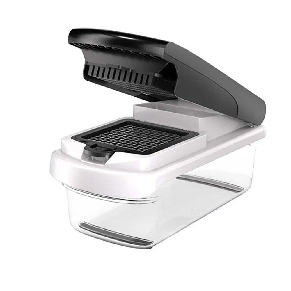 15-in-1 Vegetable Chopper, 7 Blade Veggie Chopper, Practical Food Chopper with Container, Cheese Grater, Home Essentials
