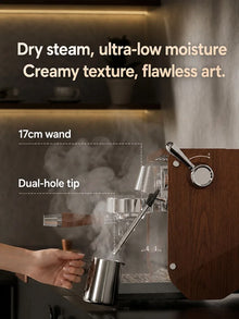 ITOP CMLC05 Coffee Machine 58mm Brew Head 1850W NTC Temp Control 9‑12Bar Optimal Pressure 4 Customizable Parameters 2L Tank
