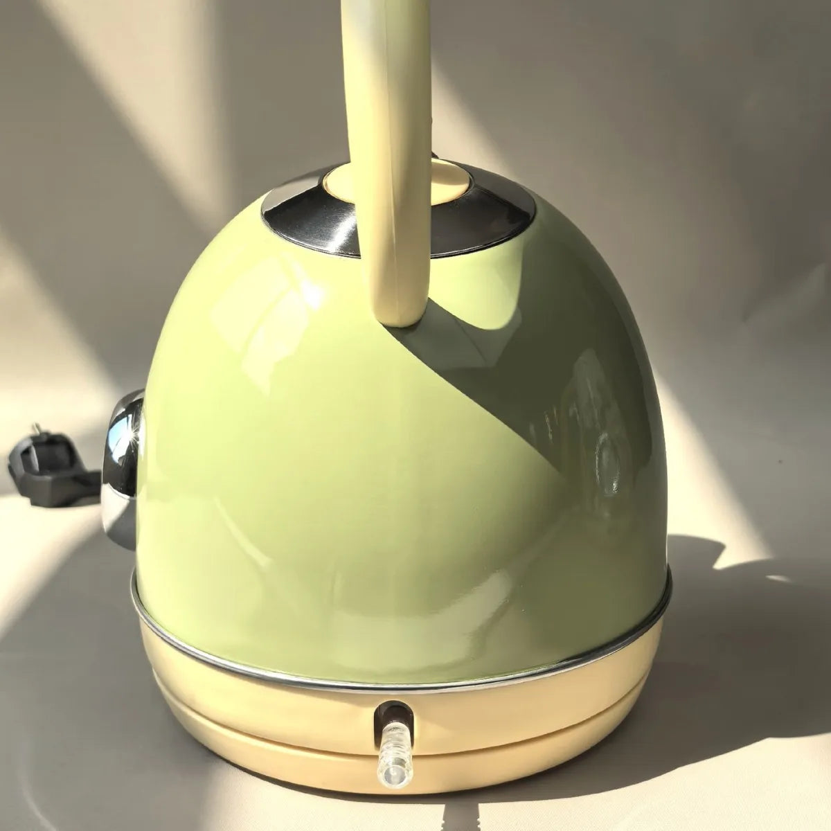 1850W Retro Printed Paint Electric Kettle Auto Power Off 304 Stainless Steel Boiling kettle With Temperature Display Teapot 1.7L
