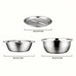 3PCS/1Set Vegetable Slicer, Stainless Steel Slicer, Potato Slicer, Vegetable Washing Basin, Drain Basket, Multifunctional
