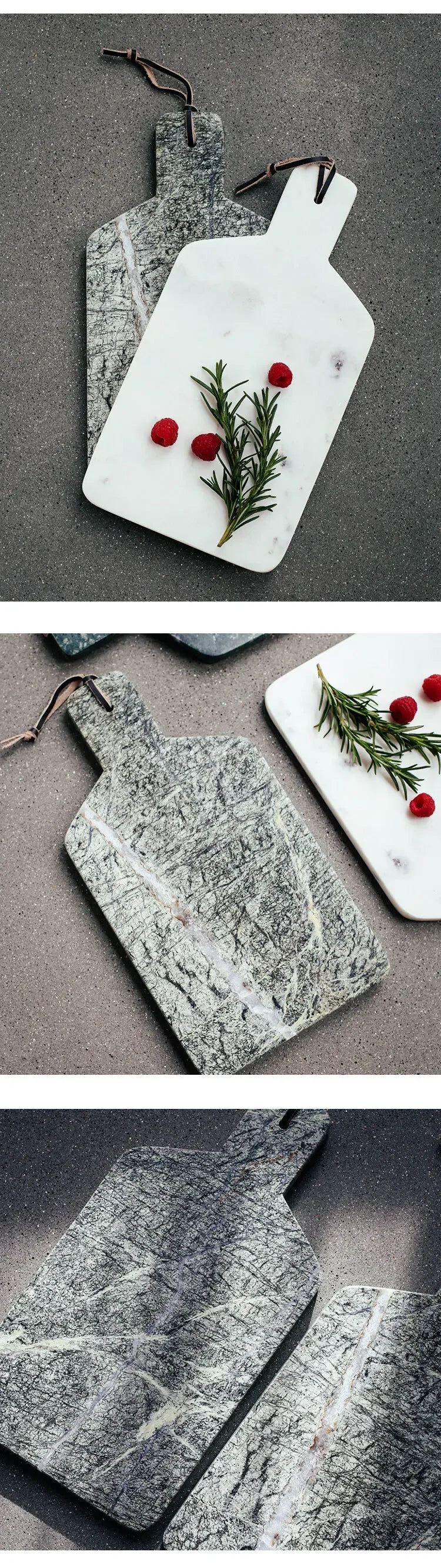 Marble Cutting Board Multi-Use Dessert & Cheesecake Tray Bread Chopping Board Stylish Fruit Storage Kitchen Tool