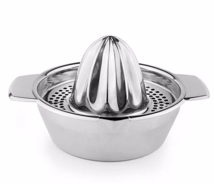 LMETJMA Stainless Steel Lemon Squeezer Manual Juicer For Orange Lemon Squeezer Reamers Fruit Vegetable Squeezer Cup Kitchen Tool