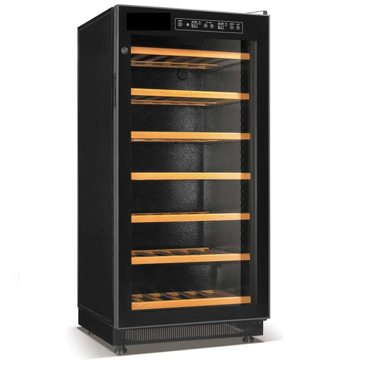 Supplier Customized Commercial Wine Beverage Refrigerator Dual Zone Large Size Wine Cooler Cabinet for Sale