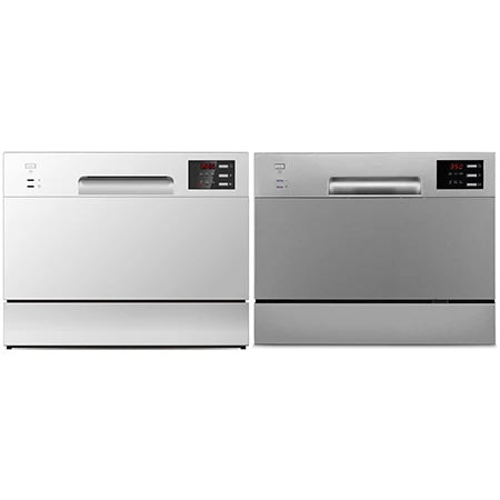 6 Place Settings Dishwashing Mini Portable Countertop Dish Washers Dishwasher Machine