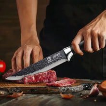 1/2-piece Kitchen Knife Set Japanese Stainless Steel Kitchen Knives With Nonslip Handles Sharp For Meat Cutting And Bone Removal
