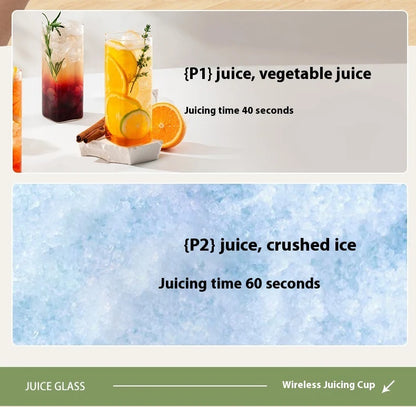 Portable Fruit Juicer Electric Juicer Blender Rechargeable Household Juice Squeezer Mixer Juice Extractor Juicer Machine