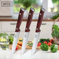 WXCOO 1-5pcs Professional Kitchen Knife Set Ultra Sharp Chef's Knife Meat Cleaver Fruit Slicing Stainless Steel Cutting Board