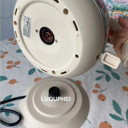 1.7L Retro Electrc Kettle Home With Temperature Display Boiling Water Auto Power Off 304 Stainless Steel Teapot Kitchen Tools