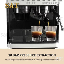 oo-Espresso Coffee Maker 20Bar Double Boilers Dual Pumps Italian Coffee Machine Automatic Coffee Machine With Grinder