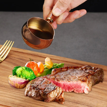 Sauce Pan Stainless Steel Non Stick Small Milk Warmer Pot Handy Cookware Even Heating Easy Clean Induction for Soup Butter