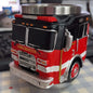 Fire Rescue Coffee Mug, Retro 3D Fire Truck Coffee Mug, Personalized Stainless Steel Wall Insulation Mug New Year Gifts for Mens