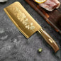 Gold Rose Pattern 4-Piece Kitchen Knife Set, Luxury Stainless Steel Chef Knives for Cooking, Sharp Professional Kitchen Tools