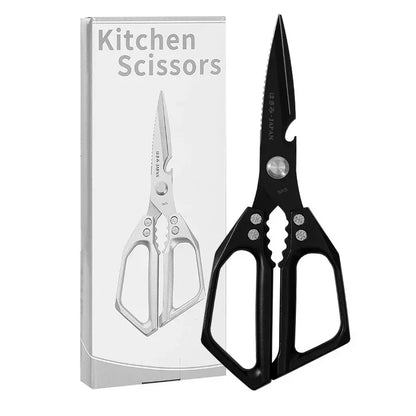 Heavy-Duty Kitchen & Craft Scissors - Cuts Poultry Bones, Fabric & More | Multi-Purpose Stainless Steel Shears