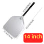 10 12 13 14 Inch Big Pizza Perforated Shovel Paddle Short/Long Handle for Oven Turning Peel Kitchen Utensils Pizza Baking Tools