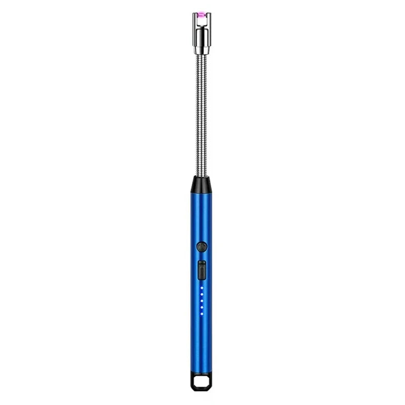 Type-C Rechargeable Kitchen Artifact Portable Smart Pulse Igniter Household Gas Stove Long Handle Electronic Lighter Wholesale