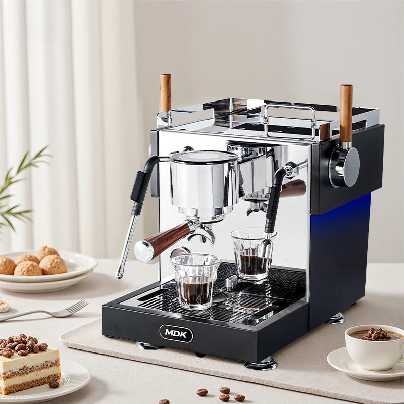-For MC-11T Electric Stainless Steel Semi-Automatic Cappuccino Espresso Coffee Maker 12 Bar Pressure Hotel RV Outdoor Household*