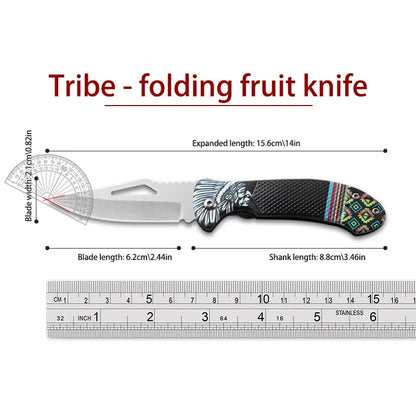 1Pcs Folding Knife Ideal for Eating Meat Cutting Fruit Roasting Sheep Made of Quality Stainless Steel Essential Kitchen Tool