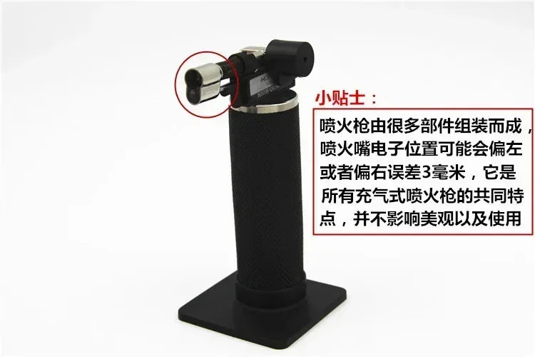HONEST Double Flame Welding Gun Gas Torch Lighter Safety Lock Switch Jet Fire Open Fire Switching BBQ Kitchen Cigar Lighters