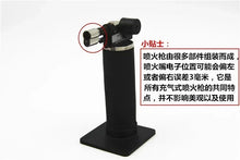 HONEST Double Flame Welding Gun Gas Torch Lighter Safety Lock Switch Jet Fire Open Fire Switching BBQ Kitchen Cigar Lighters