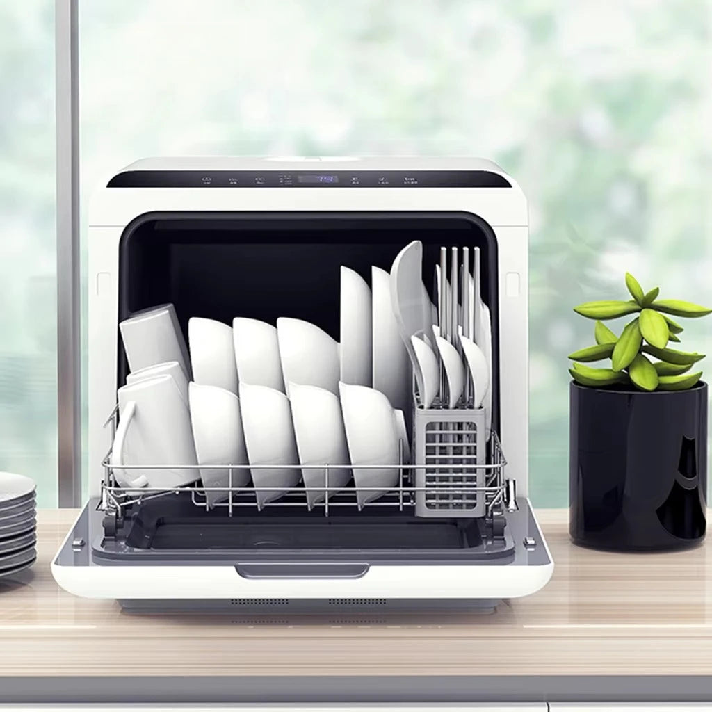 New Arrival Household Mini Automatic Dishwasher Drying Dishwasher Machine Free Installation Desktop Dishwasher