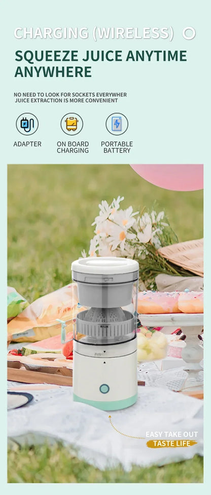 Extractor Fully Automatic Fruit Household Juicer Portable Juice Machine Residue Separation Bidirectional Spiral Fruit Juicer Cup
