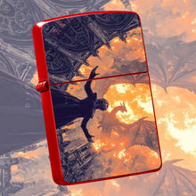 Dark Fantasy Dragon Flame Art Portable Lighter, Gothic Dome Fiery Dragon Aesthetic Decor, Suitable For Outdoor Camping, Daily Gathering, All Scenarios, Creative Unique Pattern, Ideal For And Gifting A Humorous And Interesting