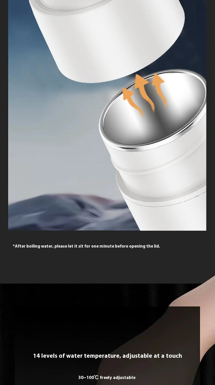 Heating Temperature Control Electric Kettle 24V Car Truck Water Heater Car Heating Smart Water Cup
