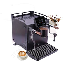 Commercial Rotary Pump Coffee Machine - Single Group 9Bar Dual Boiler 3200W for Small Café with Automatic Water Supply